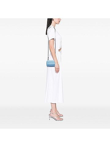 Bottega Veneta Mini Nappa Intrecciato Expandable Chain Flap Crossbody (view 2)