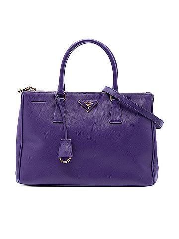 Prada Medium Saffiano Lux Galleria Double Zip Satchel (view 1)