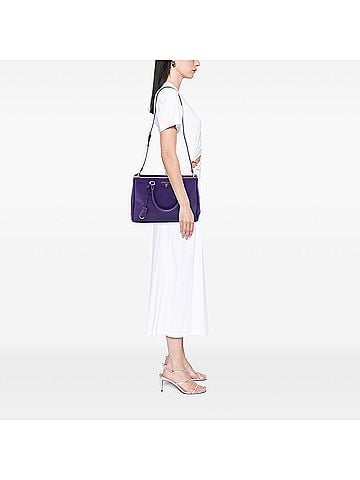 Prada Medium Saffiano Lux Galleria Double Zip Satchel (view 2)