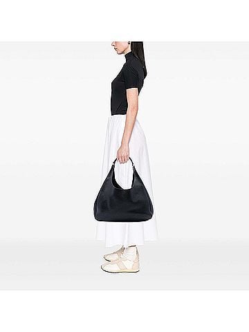 Bottega Veneta Large Leather Campana Hobo (view 2)