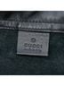 Gucci 100% Leather Black Grained Calfskin Web Logo Drawstring Backpack One size - photo 6
