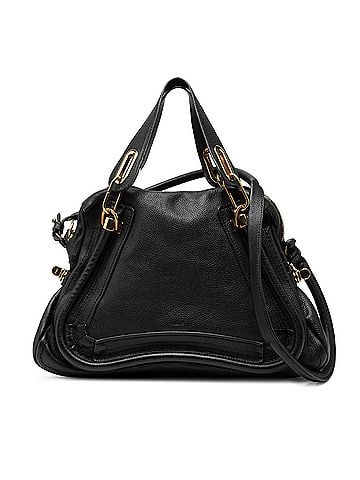 Chloé Medium Pebbled Leather Paraty Satchel (view 1)