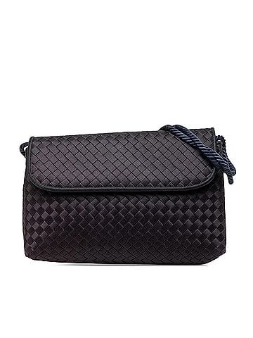 Bottega Veneta Satin Intrecciato Shoulder Bag (view 1)