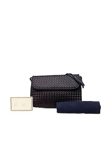 Bottega Veneta Satin Intrecciato Shoulder Bag (view 2)