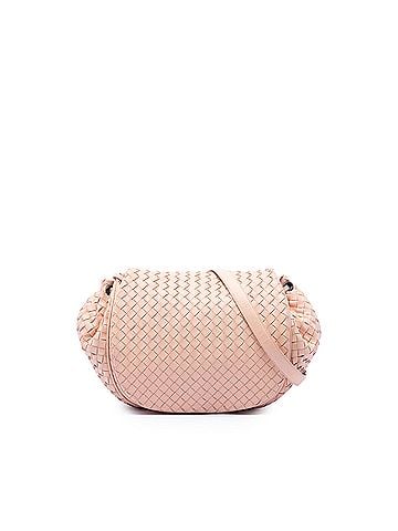 Bottega Veneta Nappa Intrecciato Flap Crossbody (view 1)