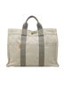 Hermès 100% Canvas Gray Canvas Fourre Tout MM One size - photo 1