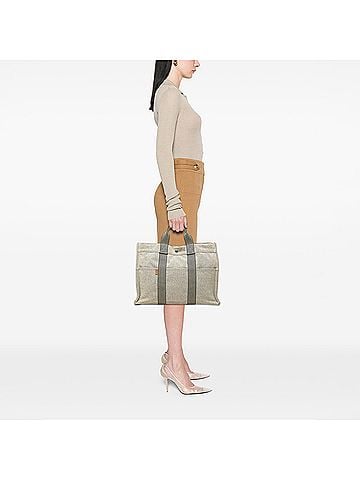 Hermès Canvas Fourre Tout MM (view 2)