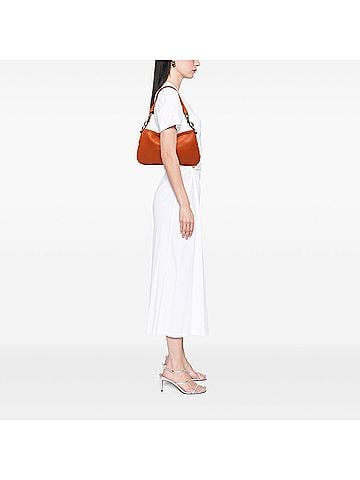 Miu Miu Grained Leather Shoulder Bag (view 2)