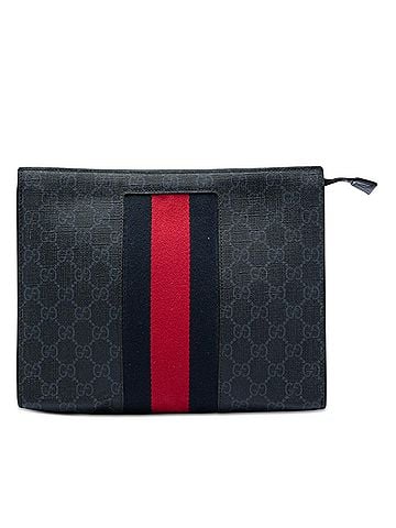 Gucci GG Supreme Web Clutch (view 1)