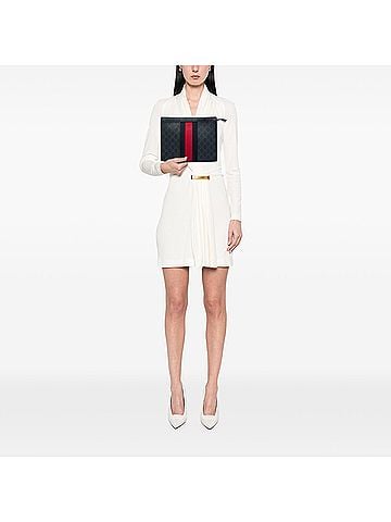 Gucci GG Supreme Web Clutch (view 2)