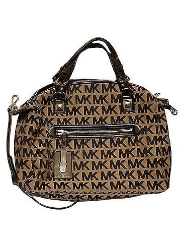Michael Kors Jacquard Dome Satchel (view 1)