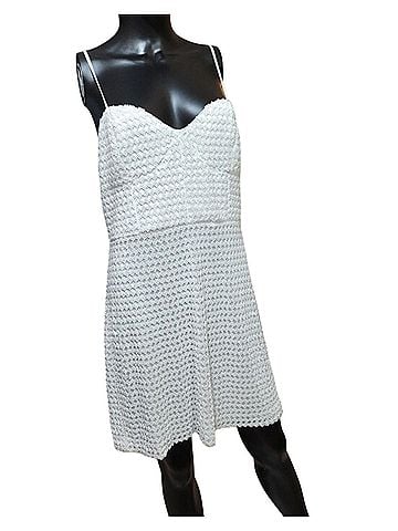 Ramy Brook Ramy Brook Ayala White Embellished Cocktail Dress (view 2)