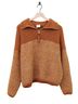 Varley 100% Cotton 59% Acrylic 24% Polyester 12% Nylon 5% Wool Orange Brown Pullover Sweater Size M - photo 1