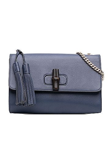 Gucci Medium Leather Miss Bamboo Crossbody (view 1)