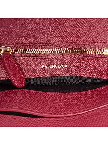 Balenciaga Grained Calfskin Logo Ville Top Handle Bag XXS (view 2)