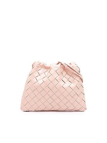 Bottega Veneta Small Nappa Intrecciato Dustbag Drawstring Crossbody (view 1)