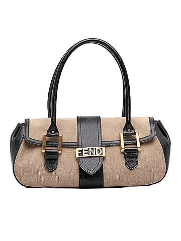 Fendi Zucca Shadow Canvas Shoulder Bag (view 1)