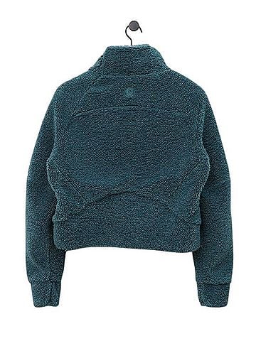 Lululemon Athletica Scuba Oversized Cropped Fleece Funnel Neck T-Shirt (view 2)