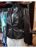 Yoana Baraschi 100% Satin Black Blazer Size 0X - photo 5