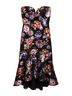 Bailey Blue 97% Polyester 3% Spandex 100% Polyester Floral Multi Color Cocktail Dress Size S - photo 1