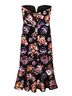 Bailey Blue 97% Polyester 3% Spandex 100% Polyester Floral Multi Color Cocktail Dress Size S - photo 2