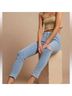 Free People Solid Blue Jeans Size 25 waist - photo 4