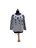 Talbots 71% Cotton 15% Modal 14% Polyester 100% Rayon Floral Gray Black Sweatshirt Size XL - photo 1