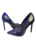 Just Fab Silver Heels Size 8 1/2 - photo 1