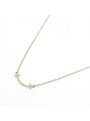 Tiffany & Co. Tiffany T Smile Mini Necklace (view 2)