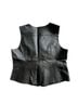 Harley Davidson 100% Leather Black Vest Size XL - photo 2