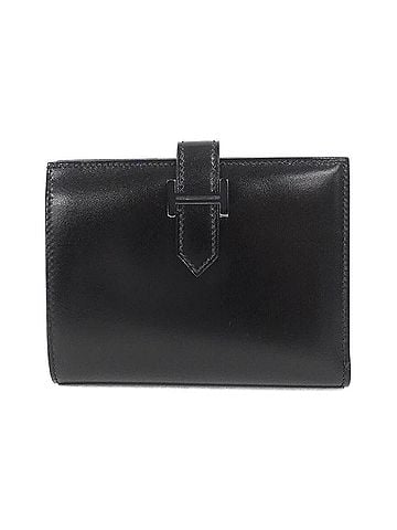 Hermès Hermes Bearn Compact Monochrome 083080CH Wallet (view 1)