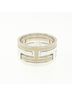 Hermès 100% Sterling Silver Silver Toned Hermes Move H Ring One size - photo 2