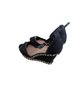 Bamboo Black Wedges Size 7 - photo 4