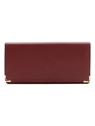 Cartier Cartier Must de Line Bi-fold Long Wallet, Calfskin, Bordeaux, L3000466 (view 2)