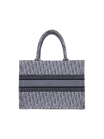 Christian Dior Christian Dior DENIM DIOR OBLIQUE Book Tote Medium M1296ZEYC Handbag (view 2)
