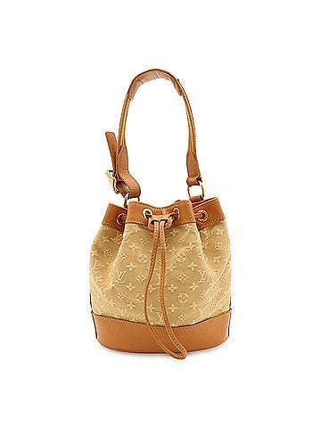 Louis Vuitton LOUIS VUITTON Louis Vuitton Monogram Mini Noelie Handbag Canvas Beige Brown M92689 (view 1)
