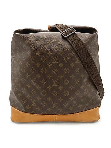 Louis Vuitton LOUIS VUITTON Louis Vuitton Monogram Sac Marine Bandoulière Shoulder Bag Travel M41235 (view 2)