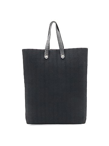 Hermès HERMES Hermes Amedaba Diago GM Tote Bag Handbag Cotton Canvas Leather Black (view 2)