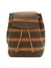 Céline Tan Brown CELINE Macadam pattern backpack, leather, beige, dark brown. One size - photo 2