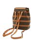 Céline Tan Brown CELINE Macadam pattern backpack, leather, beige, dark brown. One size - photo 3