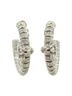 Chanel 100% Other Silver Toned Chanel ABA320 Earrings One size - photo 2