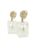 Chanel 100% Other White Chanel earrings One size - photo 2