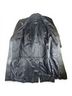 Wilsons Leather 100% Leather 100% Nylon Solid Black Trenchcoat Size S - photo 5