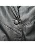 Wilsons Leather 100% Leather 100% Nylon Solid Black Trenchcoat Size S - photo 6