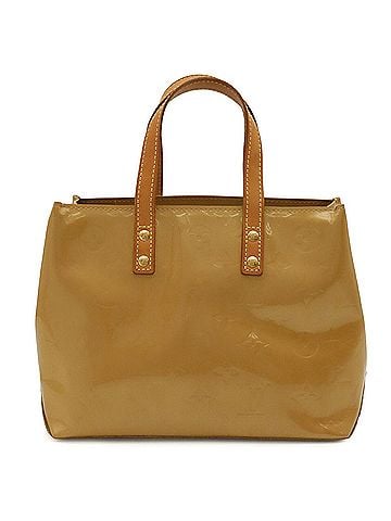 Louis Vuitton LOUIS VUITTON Louis Vuitton Monogram Vernis Lead PM Handbag Tote Bag Mini Enamel Noisette Beige M91334 (view 2)