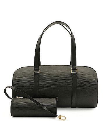 Louis Vuitton LOUIS VUITTON Louis Vuitton Epi Soufflot Handbag Shoulder Bag Leather Noir Black M52222 (view 2)