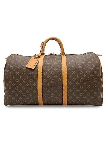 Louis Vuitton LOUIS VUITTON Louis Vuitton Monogram Keepall 55 Boston Bag Handbag Travel M41424 (view 1)