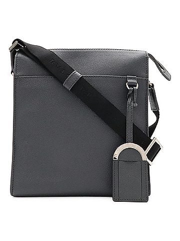 Bvlgari BVLGARI Bulgari Man Handbag Shoulder Bag Leather Gray 39389 (view 2)
