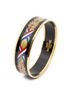 Hermes Leather Goods Black Enamel Bangle MM One size - photo 1