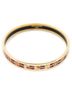 Hermes Leather Goods Red Enamel Bangle PM One size - photo 2